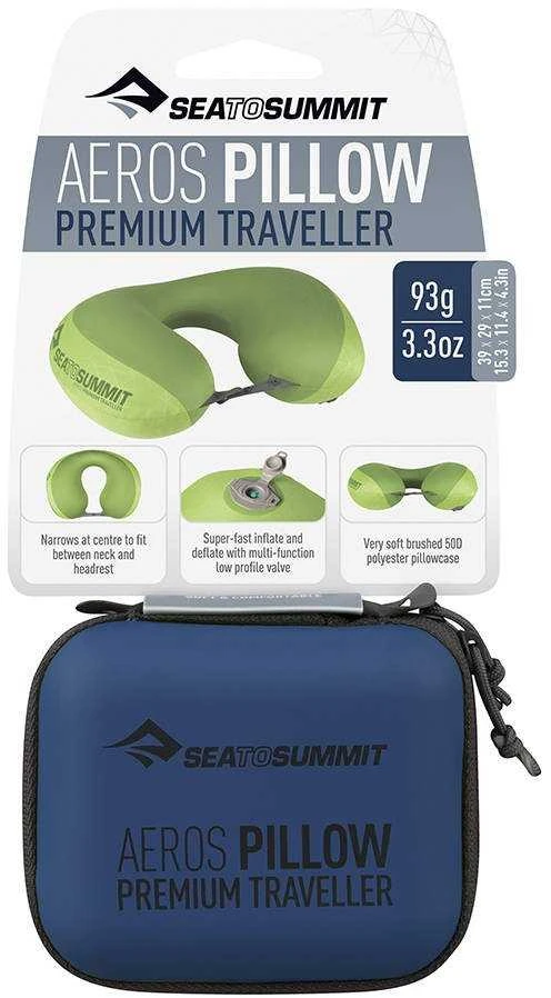Sea To Summit STS Aeros Pillow Premium keliautojo pagalvėlė, tamsiai mėlyna