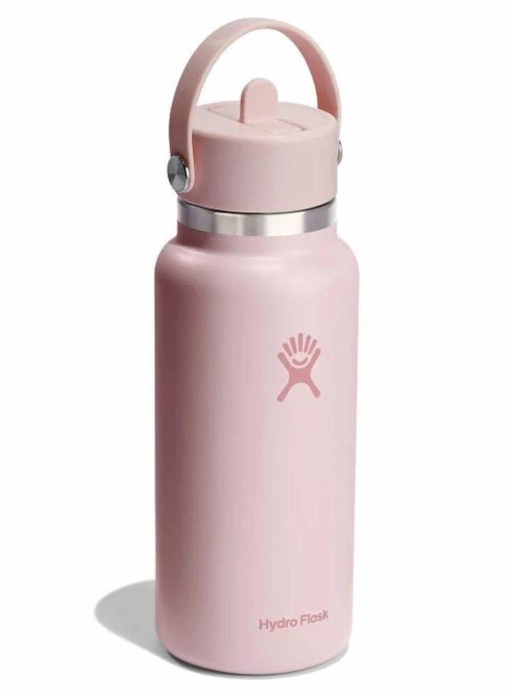 „Hydro Flask“ termosas su plačiu, lanksčiu šiaudiniu dangteliu „Trillium“ 0,946 l