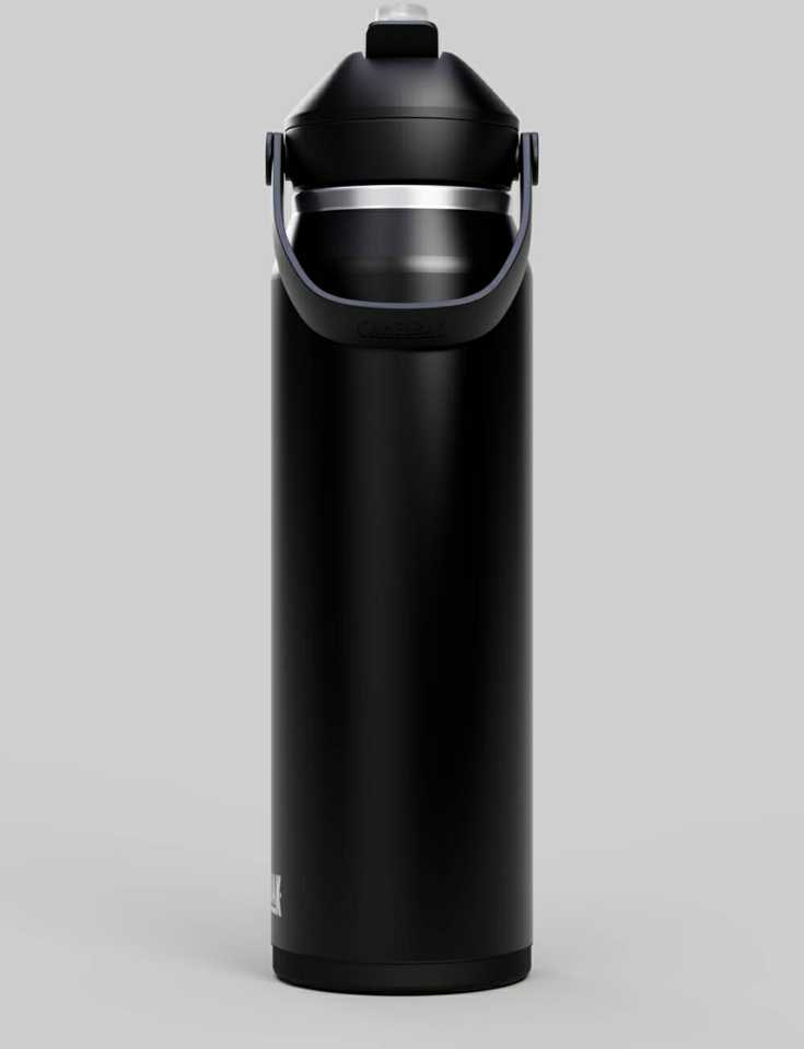 Camelbak Thrive termosinė gertuvė su šiaudeliu, 1l, nerūdijančio plieno, juoda