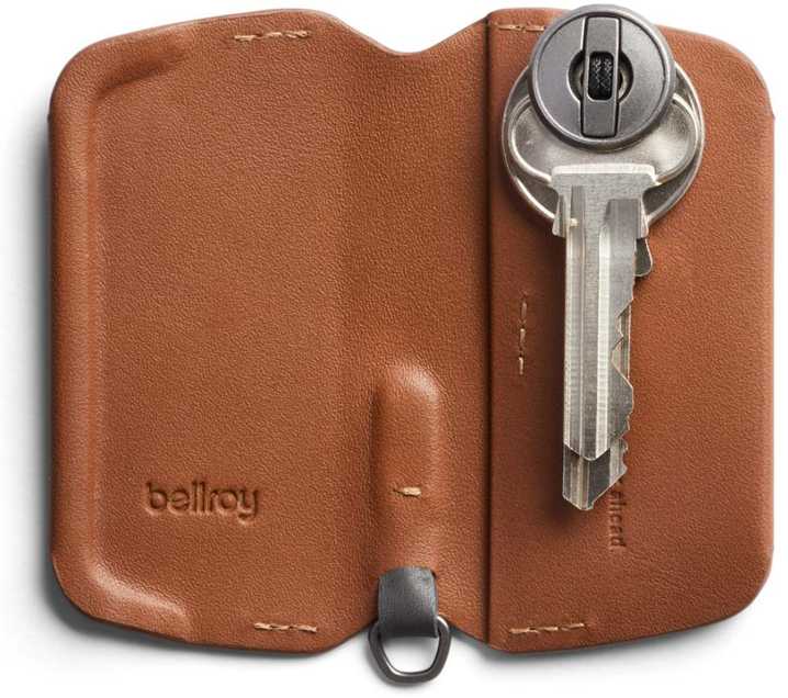 Bellroy Key Cover 3rd ed. - skórzane etui na klucze (caramel)
