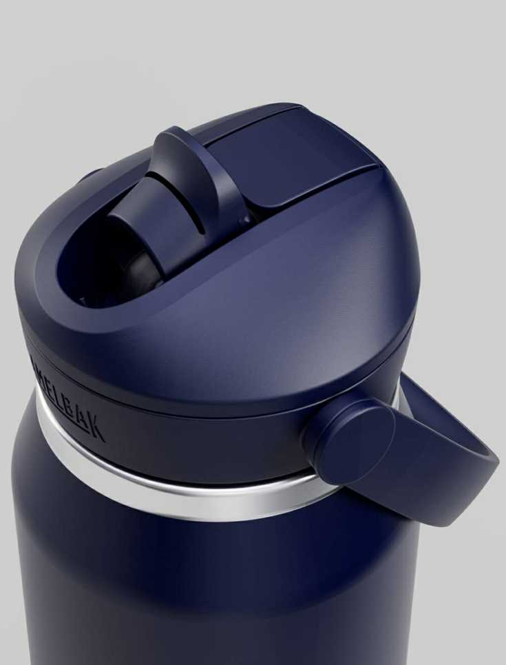 Camelbak Thrive Flip Straw Termo butelis 950 ml, nerūdijantis plienas, tamsiai mėlynas