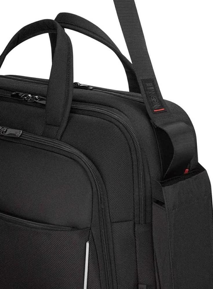 WNG Wenger Meteor Brief 16 – 17” Nešiojamas kompiuteris Briefcase with Planšetė Pocket Juodas (653498)