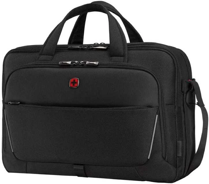 WNG Wenger Meteor Brief 16 – 17” Nešiojamas kompiuteris Briefcase with Planšetė Pocket Juodas (653498)