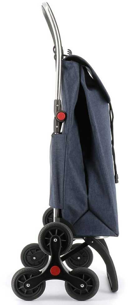 Rolser I-max Tweed 6l vežimėlis su 6 ratais, laiptams, 43l, tamsiai mėlynas
