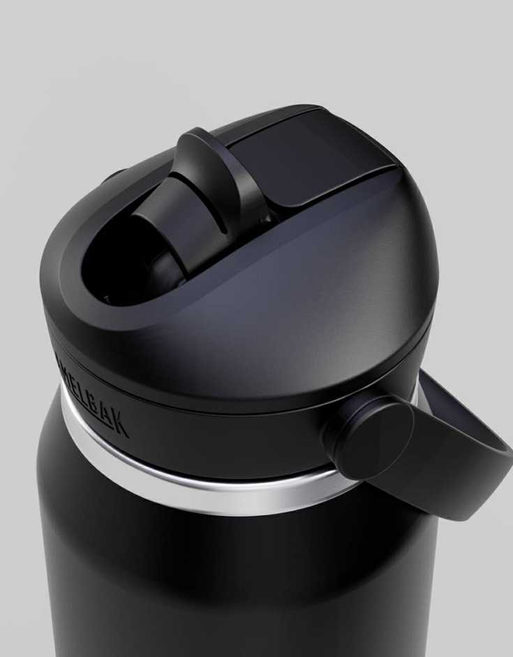 Camelbak Thrive termosinė gertuvė su šiaudeliu, 1l, nerūdijančio plieno, juoda