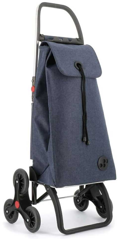 Rolser I-max Tweed 6l vežimėlis su 6 ratais, laiptams, 43l, tamsiai mėlynas