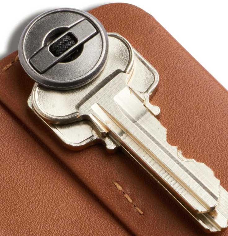 Bellroy Key Cover 3rd ed. - skórzane etui na klucze (caramel)