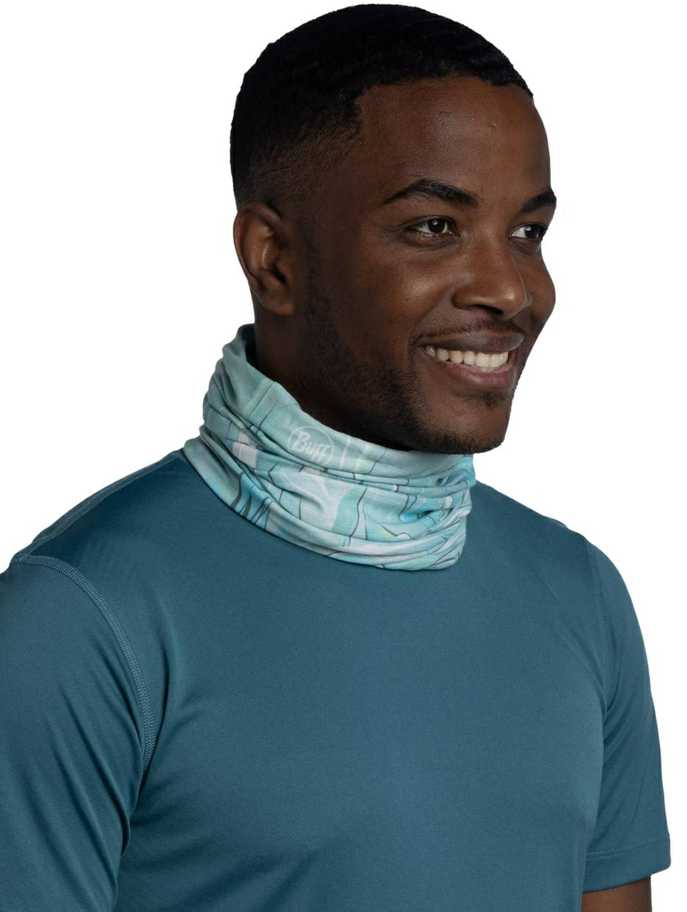 Bandana BUFF COOLNET UV® USTURE SEAGROVE Žalias one size