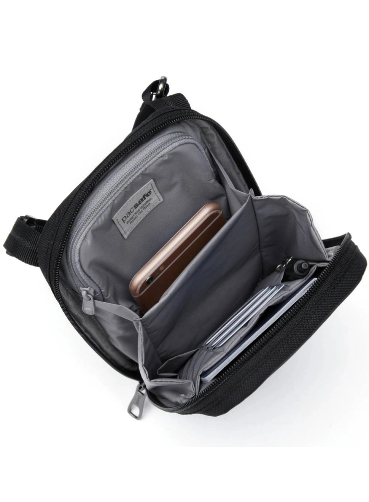 Pacsafe RFIDsafe Tech Crossbody juoda