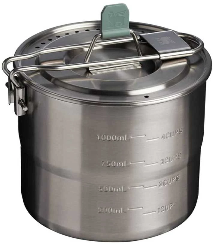 Stovyklavietės virimo rinkinys Stanley Wildfare Go Two Set 1.1L žalsvai pilka/tamsiai pilka