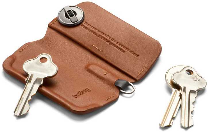 Bellroy Key Cover 3rd ed. - skórzane etui na klucze (caramel)