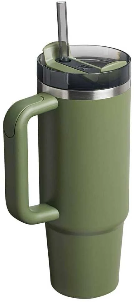 Gertuvė Stanley Quencher H2.O FlowState Tumbler 1.18 L - pušų žalios spalvos