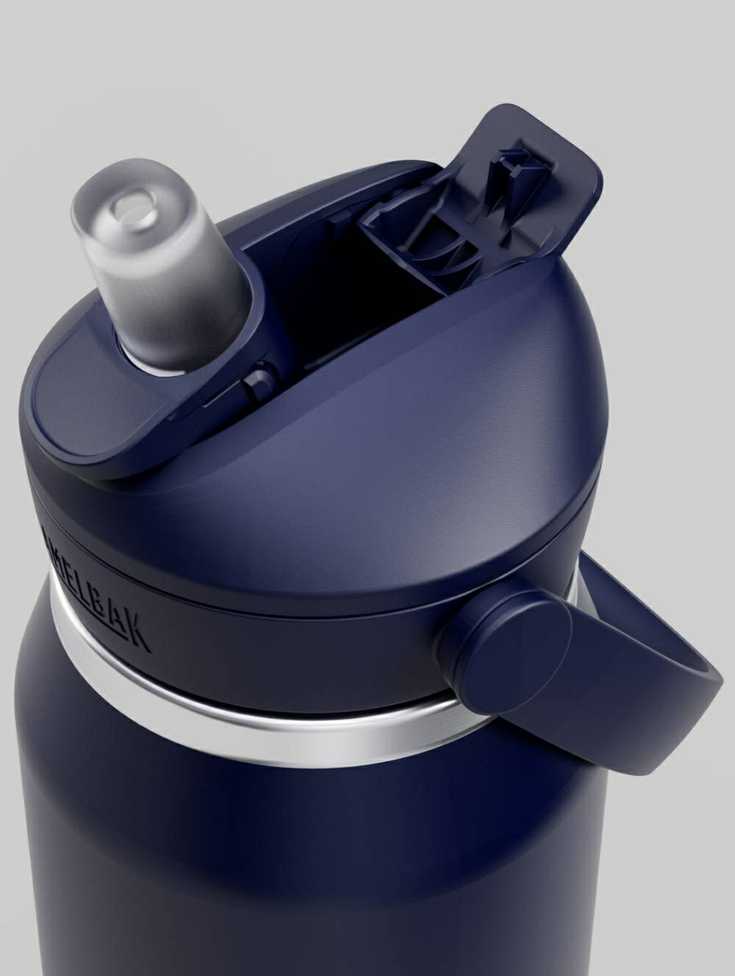 Camelbak Thrive Flip Straw Termo butelis 950 ml, nerūdijantis plienas, tamsiai mėlynas