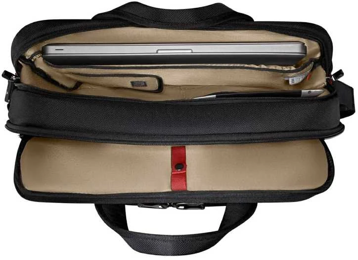 WNG Wenger Meteor Brief 16 – 17” Nešiojamas kompiuteris Briefcase with Planšetė Pocket Juodas (653498)