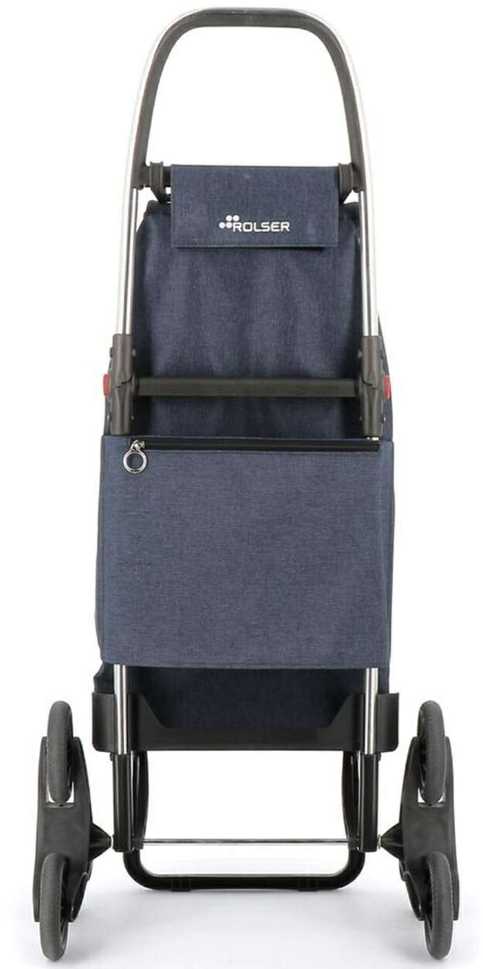 Rolser I-max Tweed 6l vežimėlis su 6 ratais, laiptams, 43l, tamsiai mėlynas