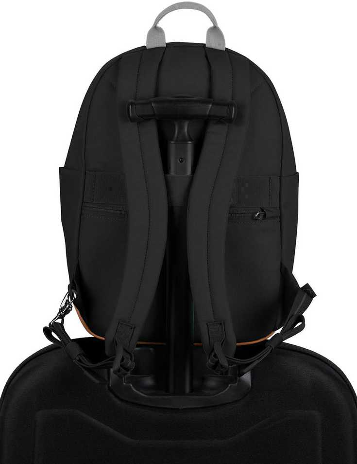 Pacsafe „Go 15 l“ apsauga nuo vagysčių miesto kuprinė – juoda