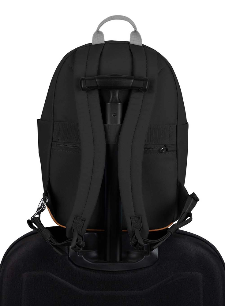 Pacsafe „Go 15 l“ apsauga nuo vagysčių miesto kuprinė – juoda