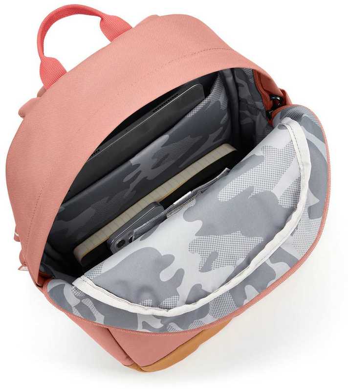 Miesto kuprinė Pacsafe Go 15 l su RFID apsauga nuo vagystės - rožinė
