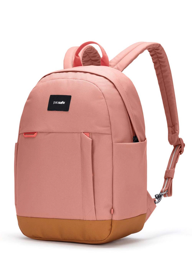 Miesto kuprinė Pacsafe Go 15 l su RFID apsauga nuo vagystės - rožinė