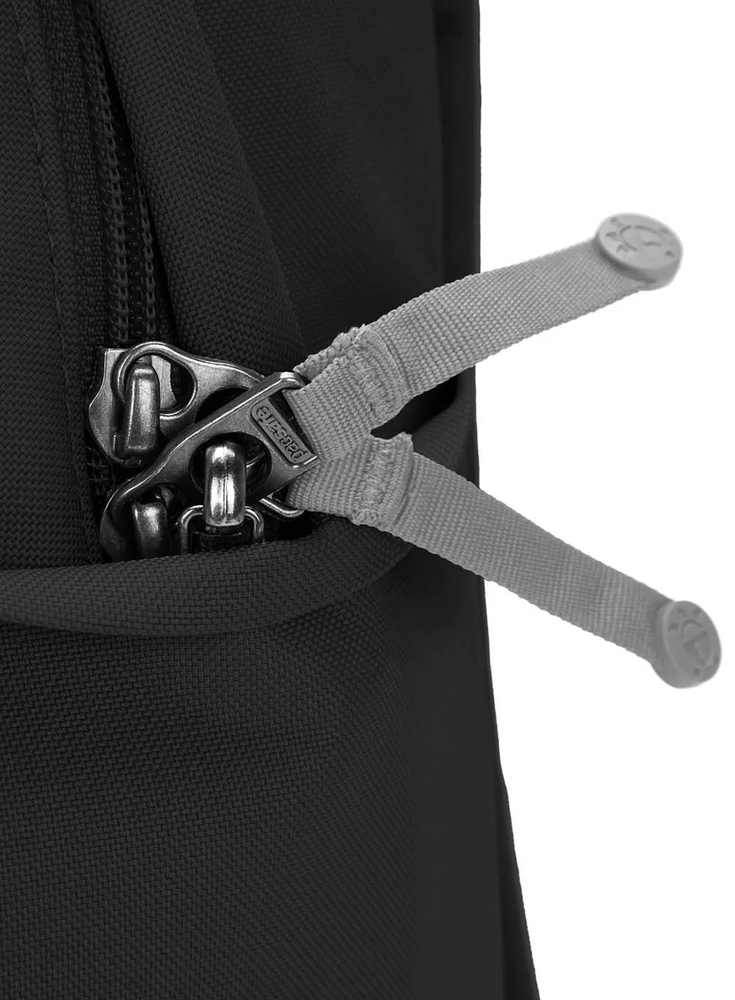 Pacsafe „Go 15 l“ apsauga nuo vagysčių miesto kuprinė – juoda