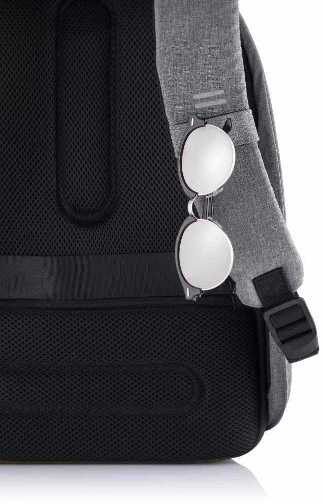 Kuprinė su apsauga nuo vagių XD Design Bobby Hero XL, Juodos/Pilkos spalvos