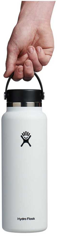 Hydro Flask Termo Butelis 1180 ml - Balta, Nerūdijantis Plienas