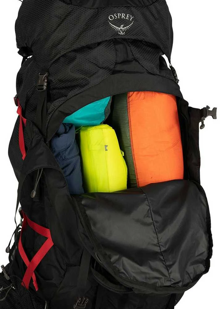 Osprey Aether Plus 85 Trekking backpack L/XL Juodas