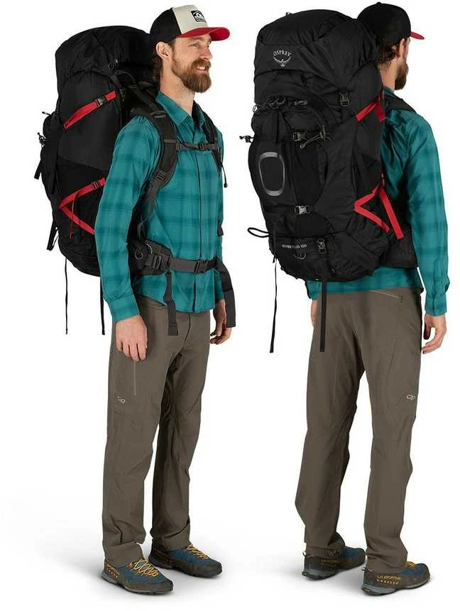 Osprey Aether Plus 85 Trekking backpack L/XL Juodas