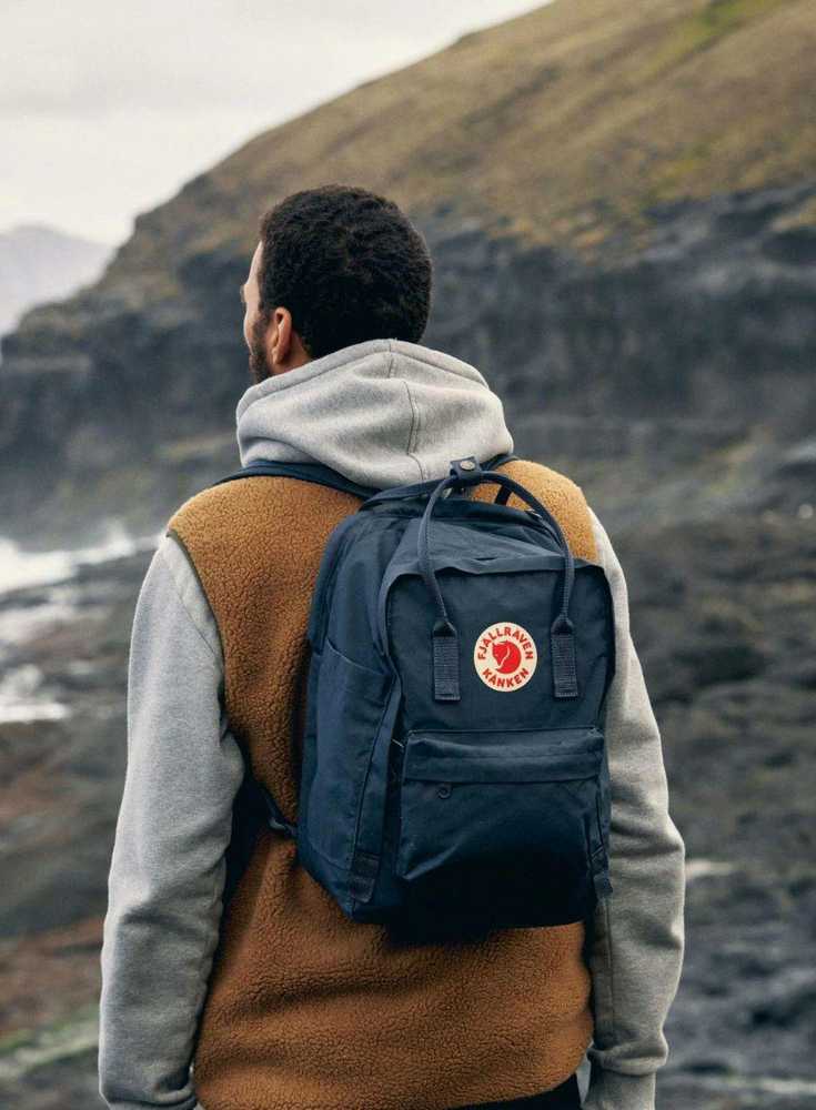 Kuprinė Fjällräven Kånken Nešiojamas kompiuteris 15", bordo spalvos