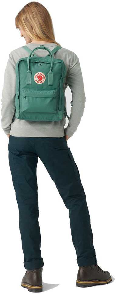 Fjallraven Kanken 16 L kuprinė - Mėlyna/šviesus Ąžuolas