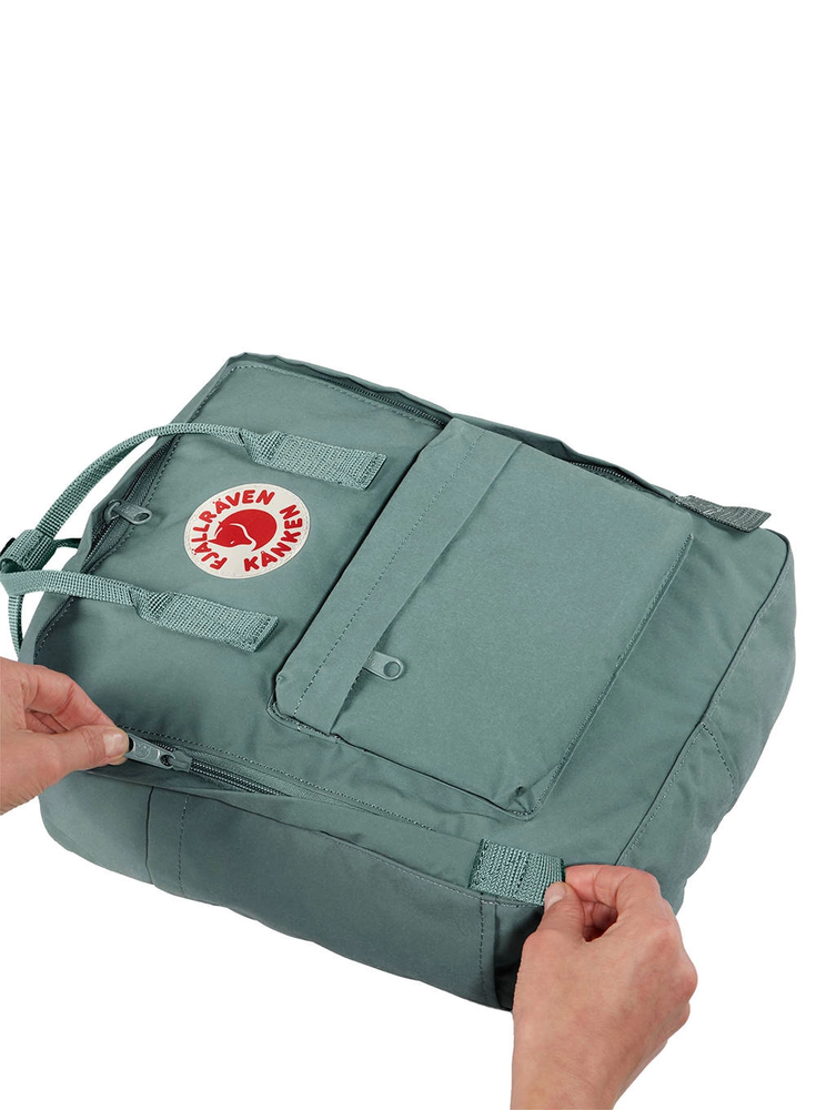 Fjallraven Kanken 16 L kuprinė - Mėlyna/šviesus Ąžuolas