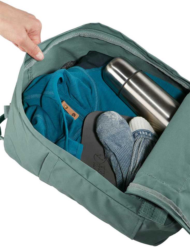 Fjallraven Kanken 16 L kuprinė - Mėlyna/šviesus Ąžuolas