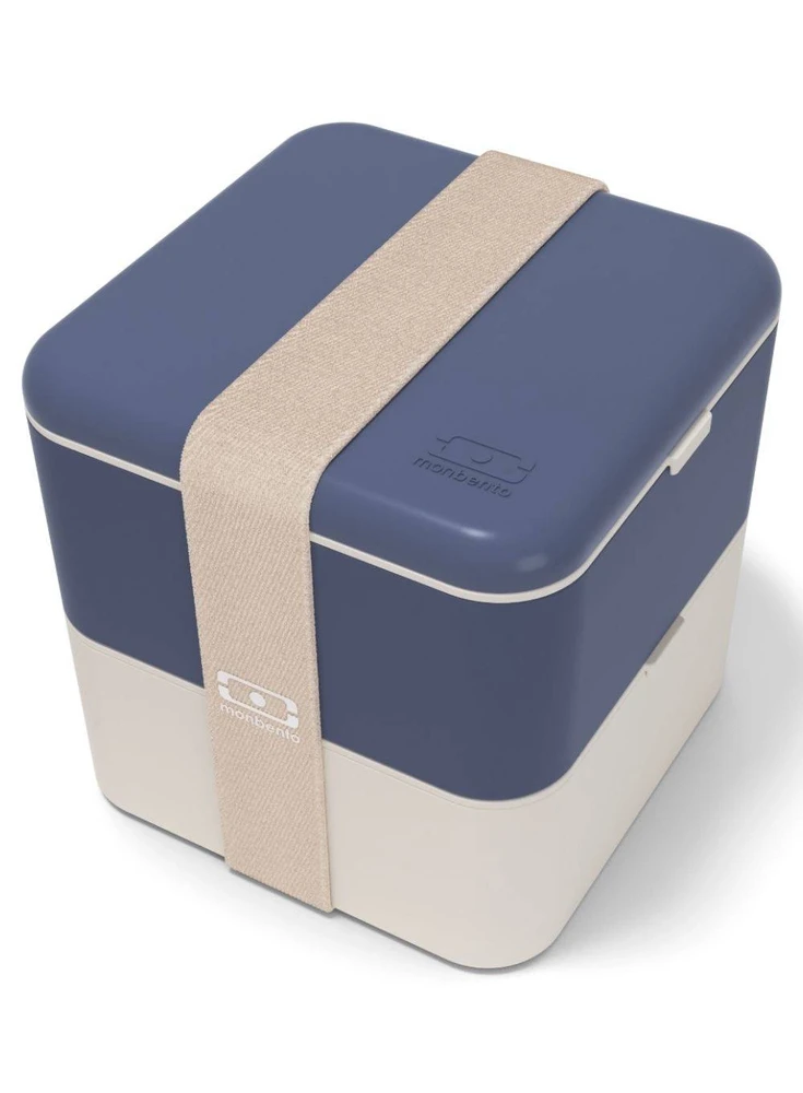 Mėlyna Monbento Bento Square Natural Mėlyna mėlyna