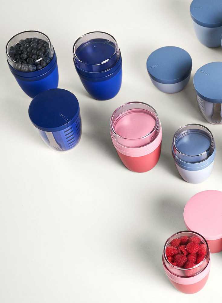 Rosti Mepal Mėlyna Lunchpot Ellipse mini 420 ml Mepal - nordic mėlynas-universalus