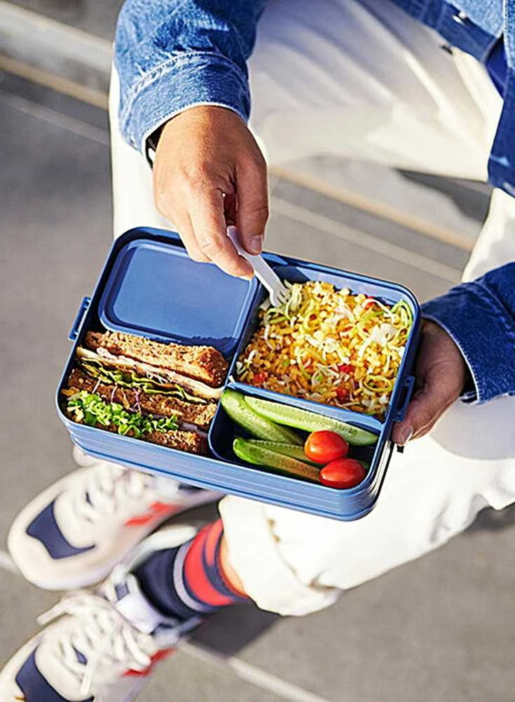 Rosti Mepal Mepal Bento priešpiečių dėžutė 'Ryškiai mėlyna' - Didelė