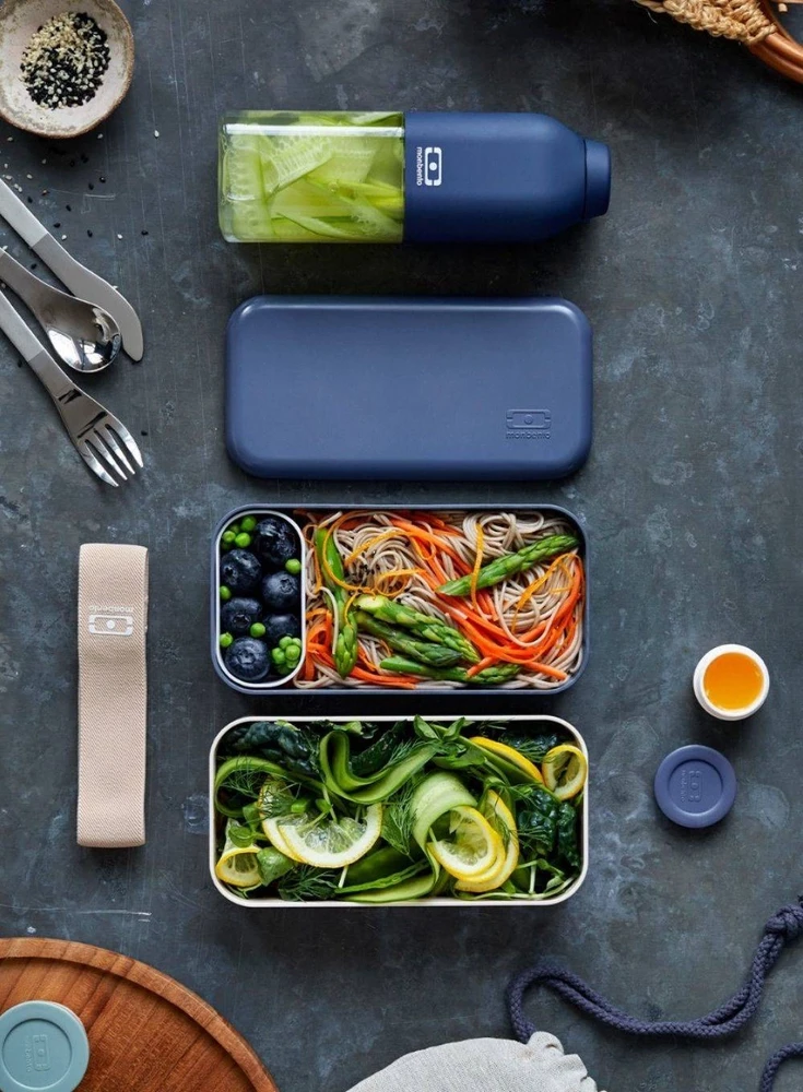 Monbento Bento Original Ble Natural tamsiai mėlyna