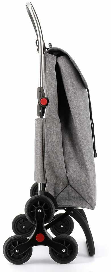 Kelioninis Rolser I-max Tweed 6l vežimėlis su 6 ratais, sulankstomas, pilkas