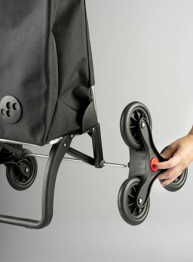 Kelioninis Rolser I-max Tweed 6l vežimėlis su 6 ratais, sulankstomas, pilkas