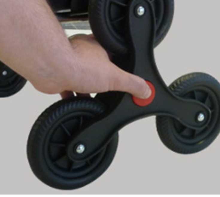 Kelioninis Rolser I-max Tweed 6l vežimėlis su 6 ratais, sulankstomas, pilkas