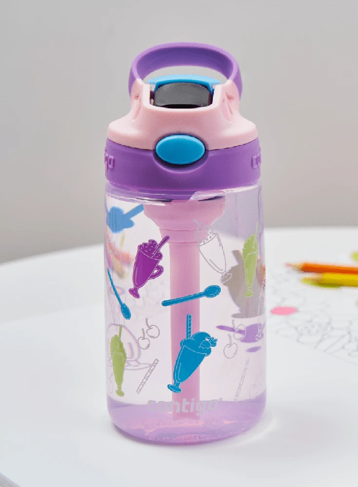 Contigo Easy Clean PP Strawbery Shakes 420ml violetinė