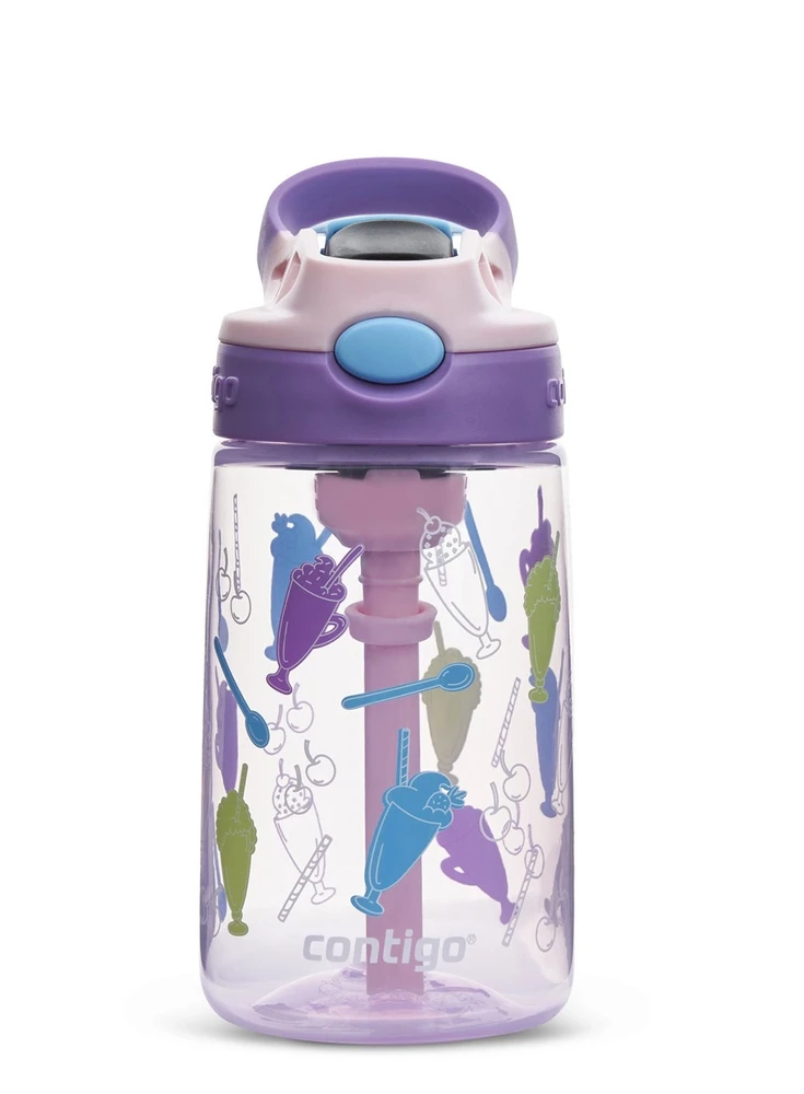 Contigo Easy Clean PP Strawbery Shakes 420ml violetinė