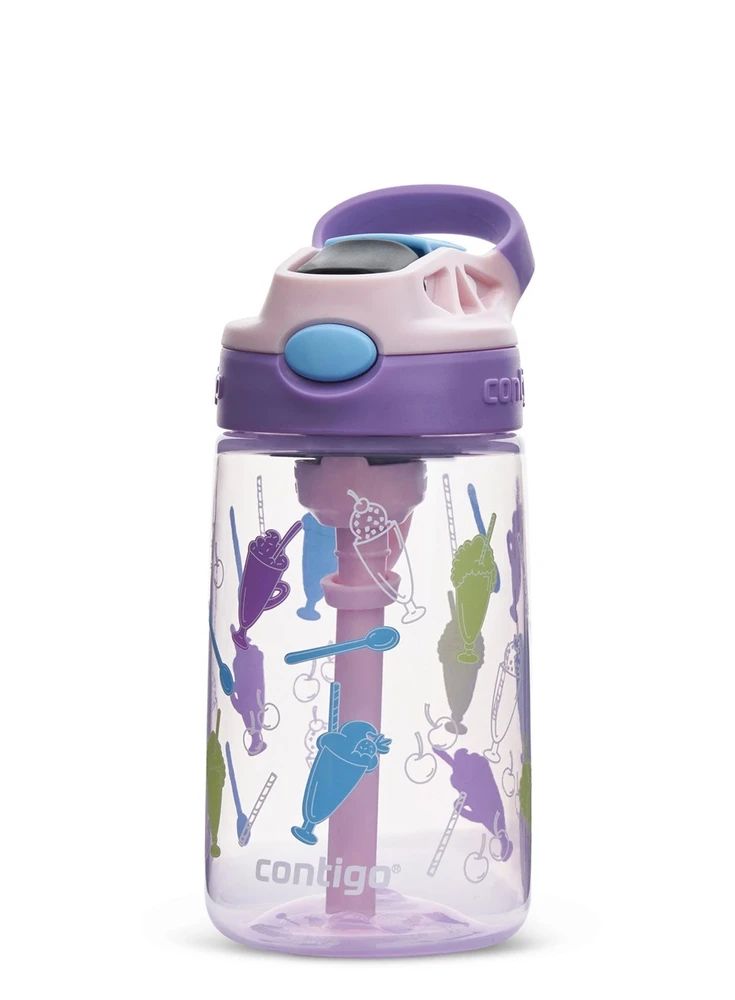 Contigo Easy Clean PP Strawbery Shakes 420ml violetinė
