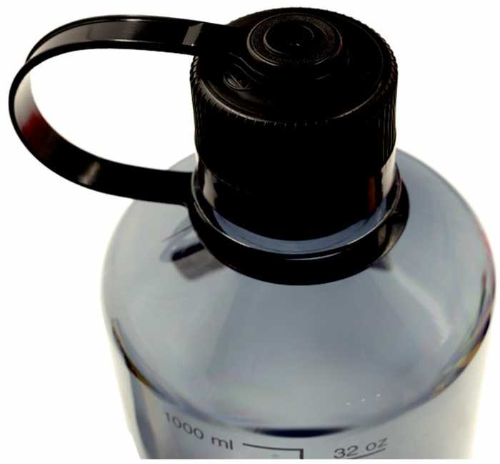 Gertuvė Nalgene Buteliukas Nalgene Narrow Mouth Sustain 1L Szara