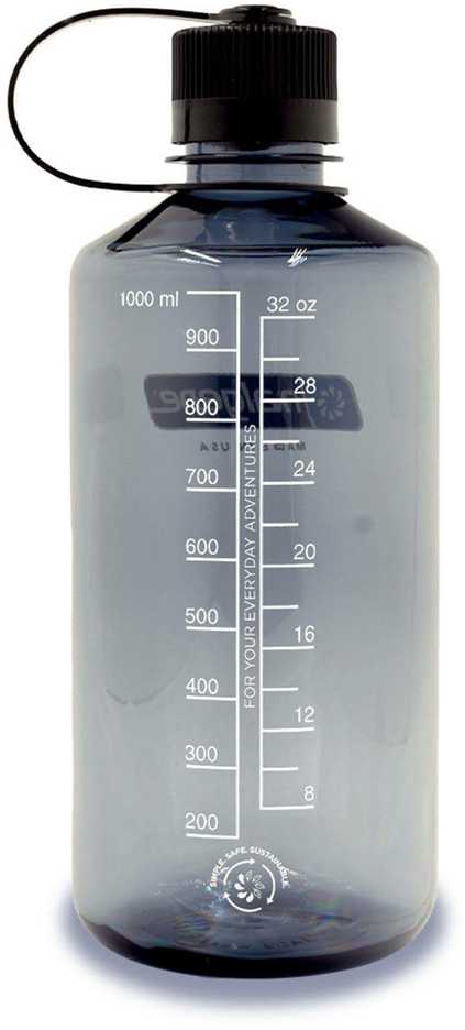 Gertuvė Nalgene Buteliukas Nalgene Narrow Mouth Sustain 1L Szara