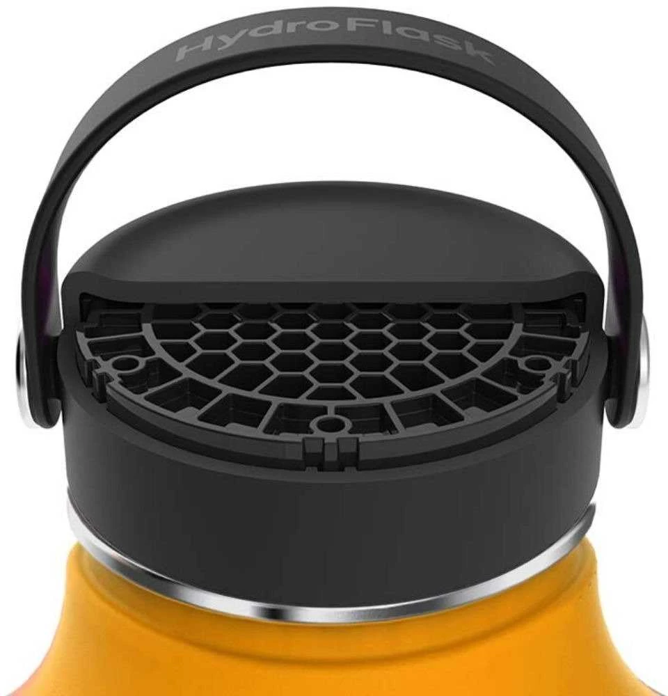 Gertuvė Hydro Flask Standard Mouth Flex šiaudelio formos vandens buteliukas, 700 ml – Juodas