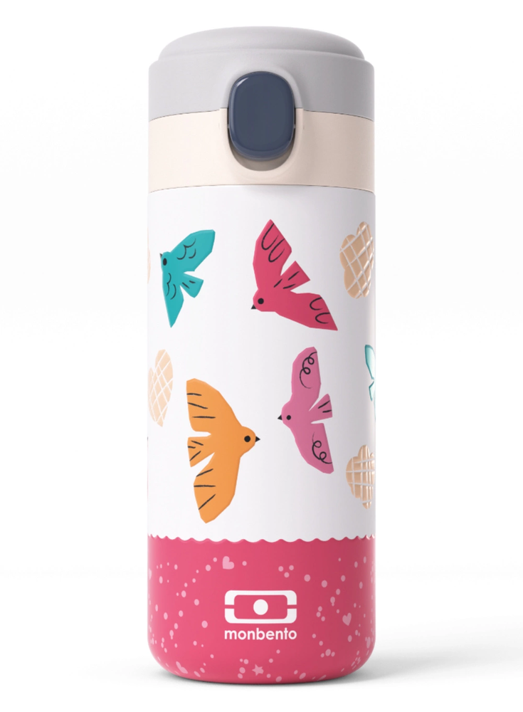Monbento Graphic Birds termos butelka 360ml