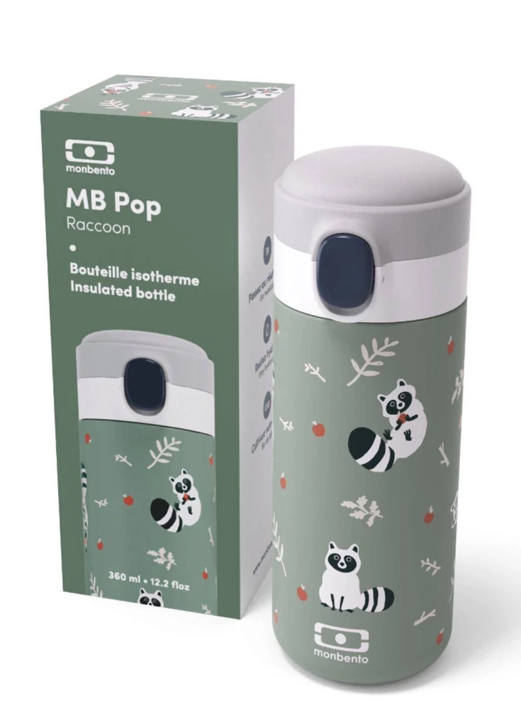 Gertuvė Monbento Pop Racoon alyvuogė