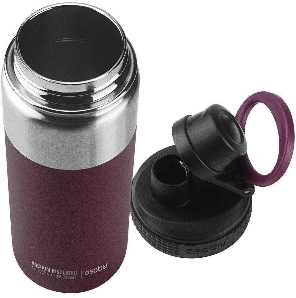 Asobu - Alpine Flask - izoliuotas nerūdijančio plieno lauko butelis 530ml baltas
