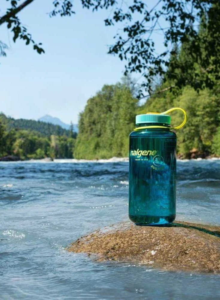 Gertuvė Nalgene Buteliukas su Szerokim Ustnikiem WM 1 L Raudona