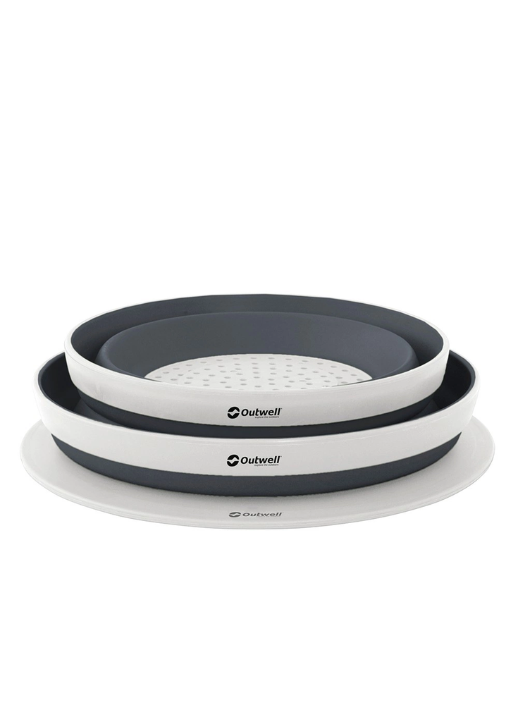 Turistinių indų rinkinys Outwell Collaps Bowl & Colander Set